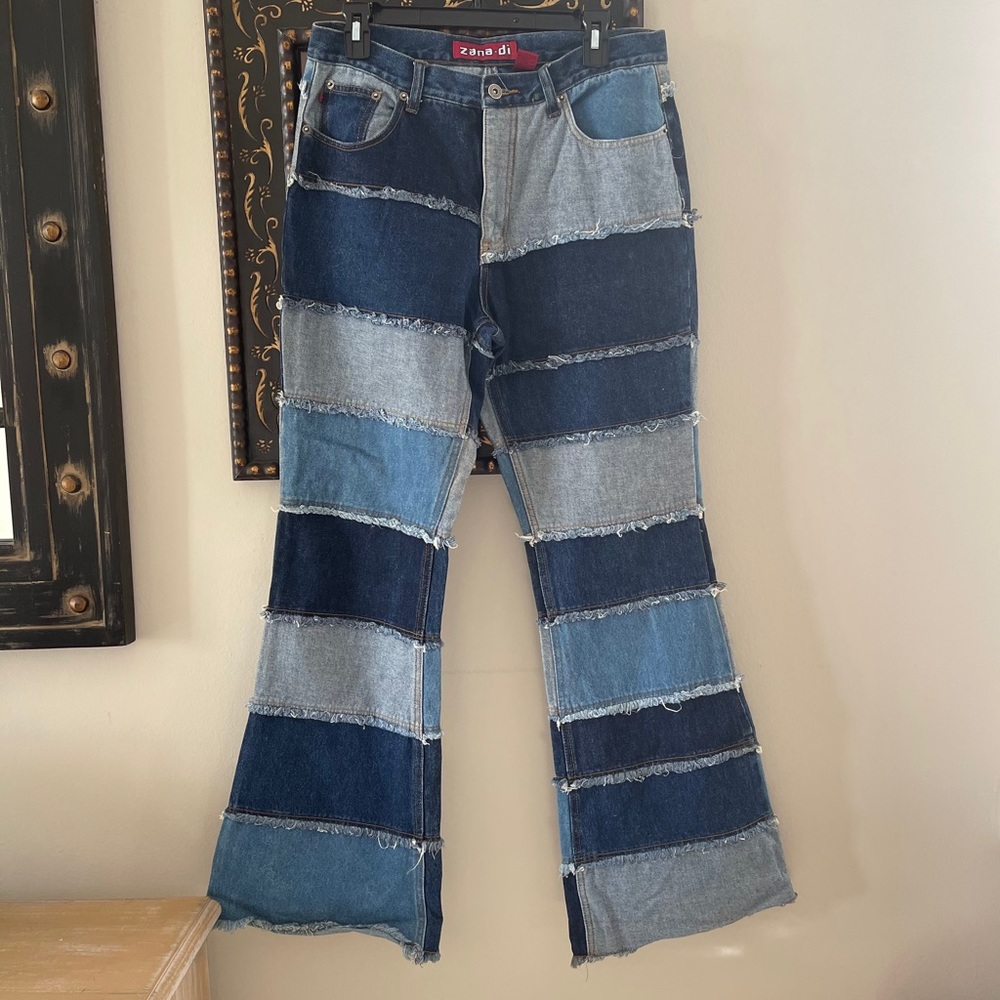 Vintage Zana Di Patchwork Jeans size 8-10 medium